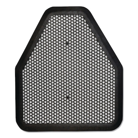 Tolco Urinal Mat, 20.75 x 18.5, Black, 6PK 220206